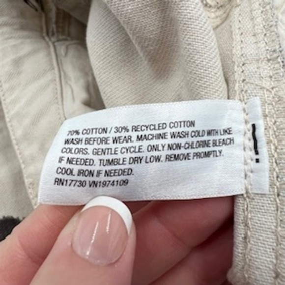 Wild Fable Womens Brown Cow Print High Rise Wide Leg Denim Pants XS New - Picture 5 of 13